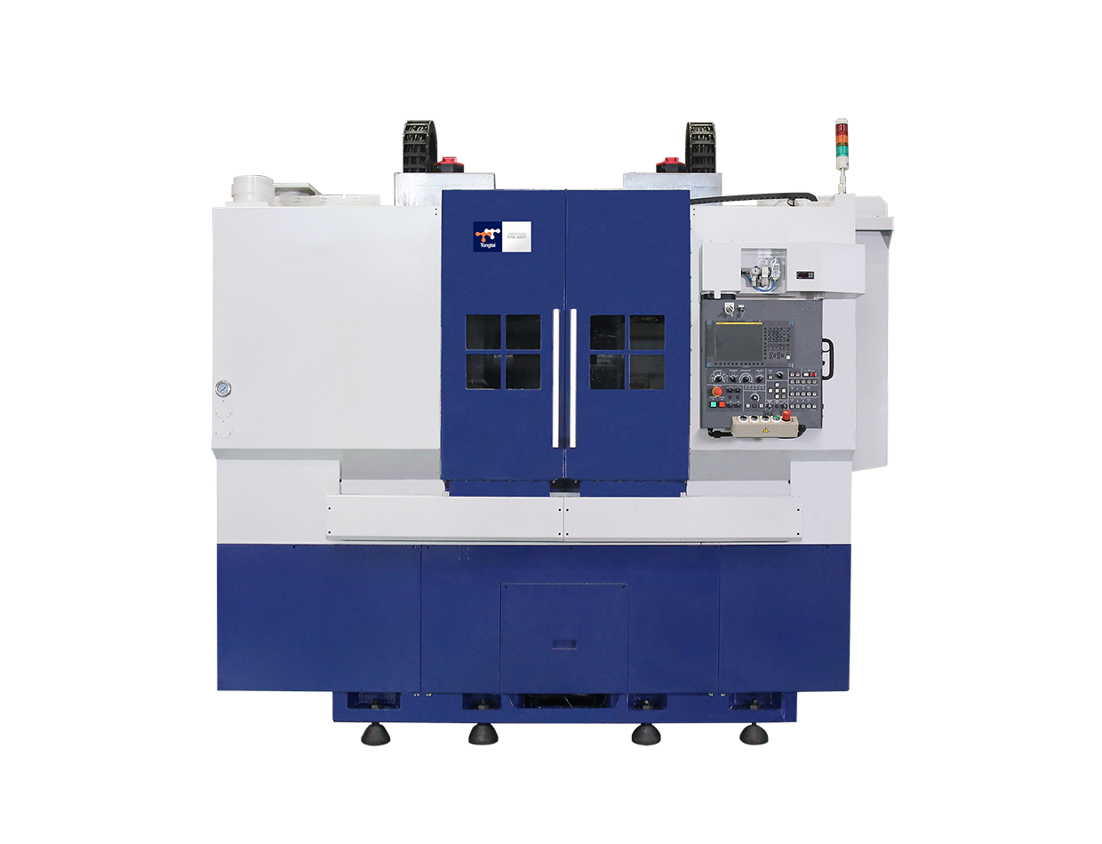 Vertical CNC Lathe-TVW-22DT-front-blue